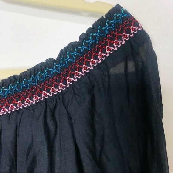 Free People Black Floral Embroidered Dress NWT! - Picture 6 of 15